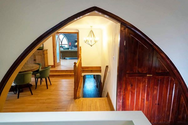 Dining room through view