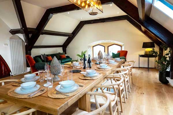 12 place dining table