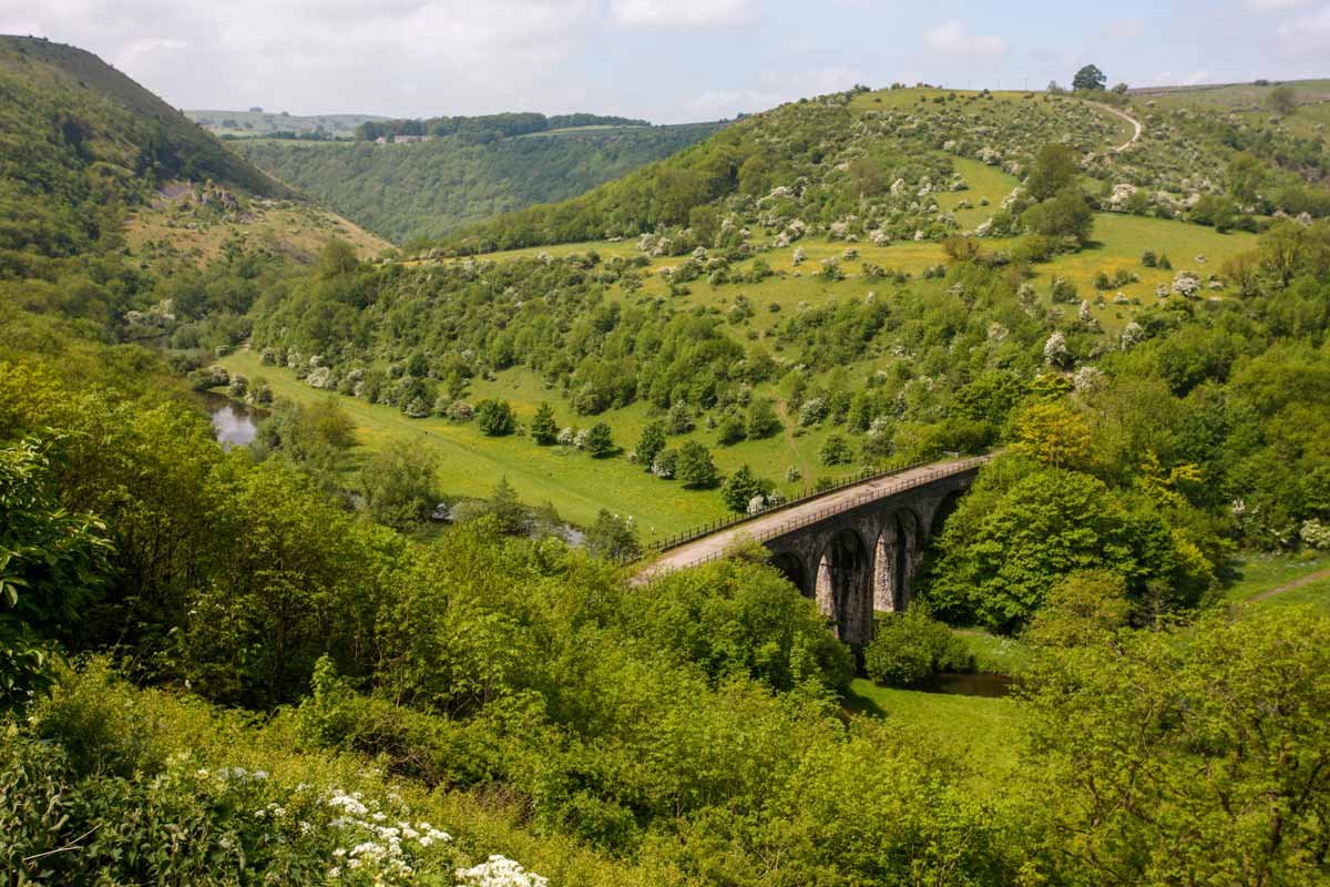 Headstone Viaduct viewed from Monsal Head
