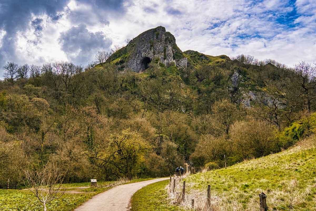 View from the Manifold Valley looking at Thor's Cave