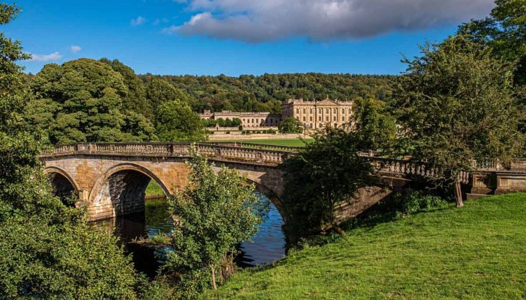 Chatsworth House and Bridge