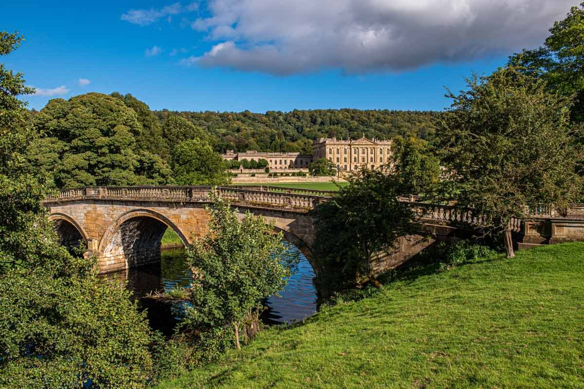 Chatsworth House and Bridge